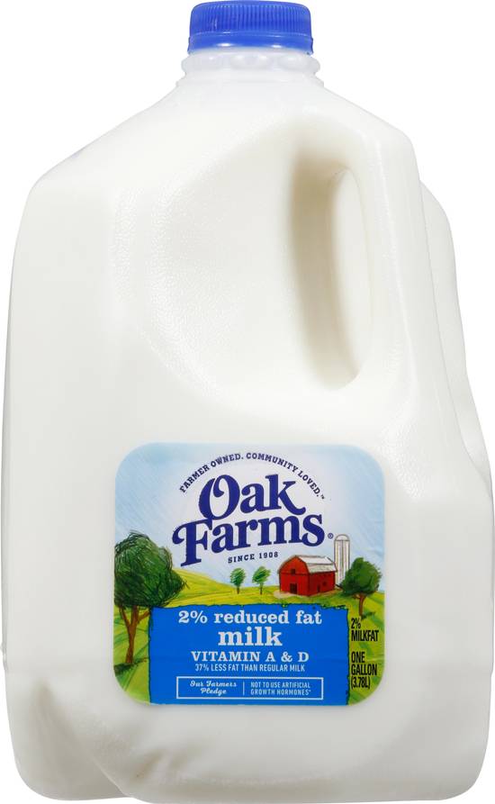 Oak Farms 2% Reduced Fat Milk (1 gal)