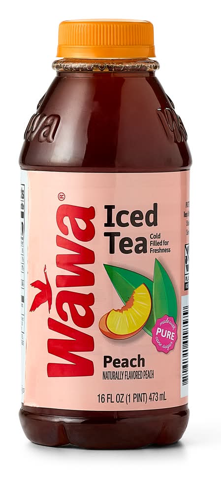 Wawa Flavored Iced Tea, Peach (16 fl oz)