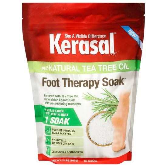 Kerasal Natural Tea Tree Oil Foot Therapy Soak