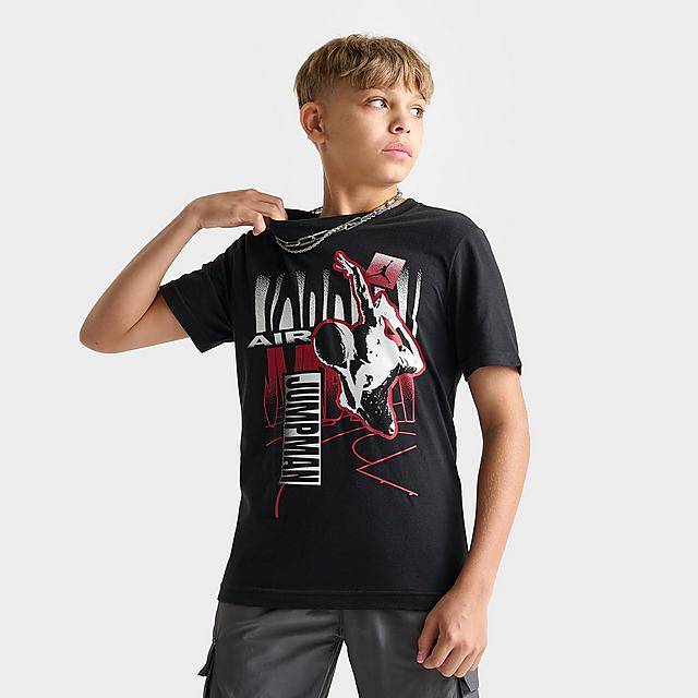 Kids' Air Jordan Court Fade T-Shirt (Small)