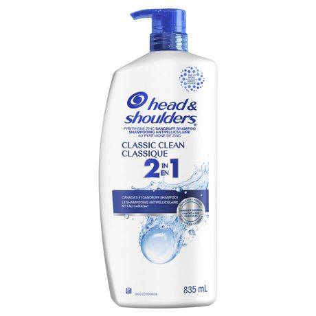Head & Shoulders Classic Clean 2-in-1 Shampoo + Conditioner (835 ml)