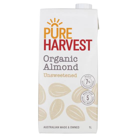 Pureharvest Unsweetened Almond Milk 1 Litre