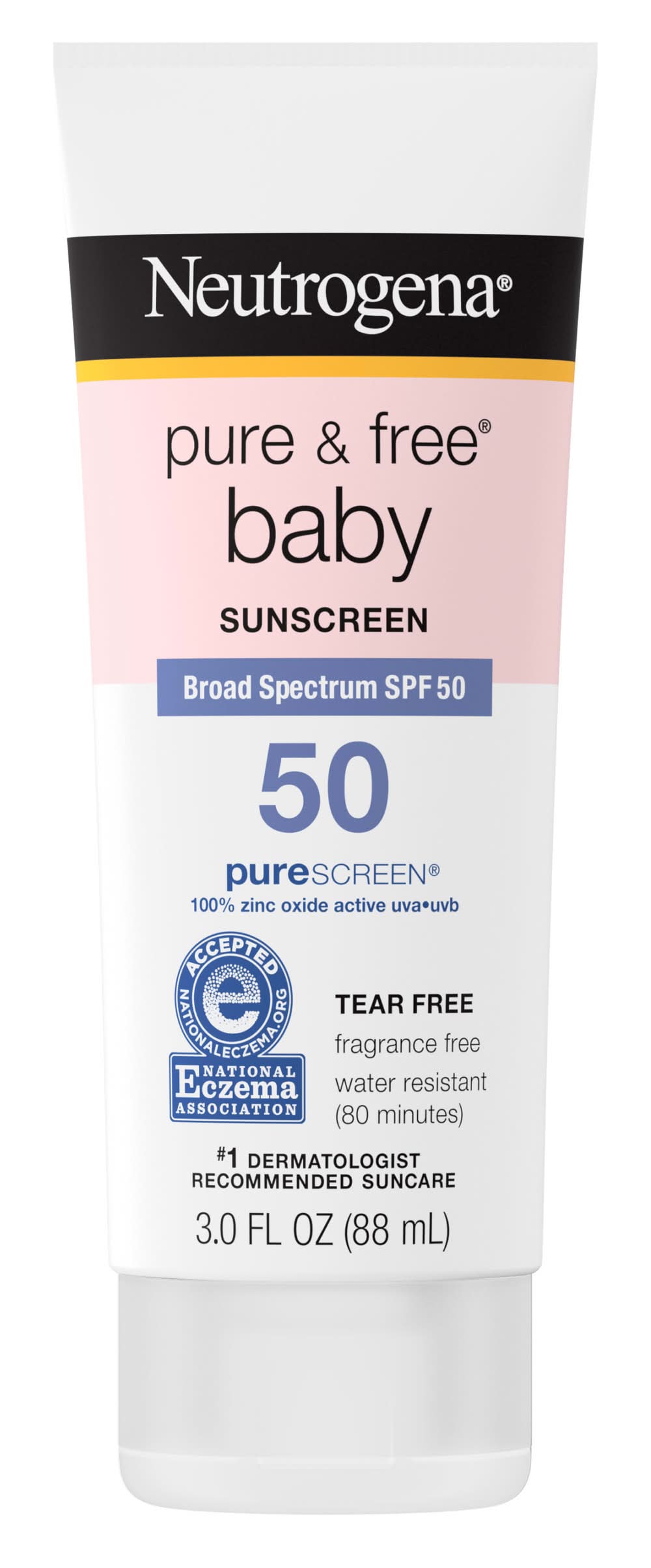 Neutrogena Pure & Free Spf 50 Baby Water Resistant Sunscreen (3 fl oz)