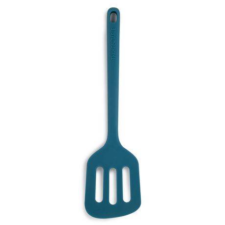 Thyme & Table Silicone Slotted Turner, Blue