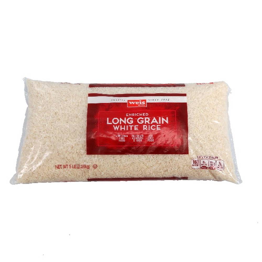 Weis Quality Rice Enriched Long Grain White (5 lbs)