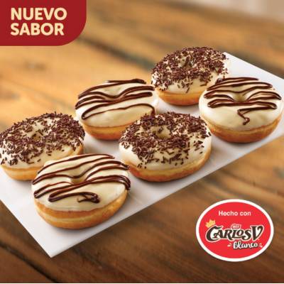 Paquete de Donas Chocolate Blanco Carlos V®