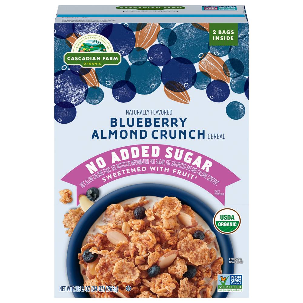 Cascadian Farm Bluberry Almond Crunch (34 oz)