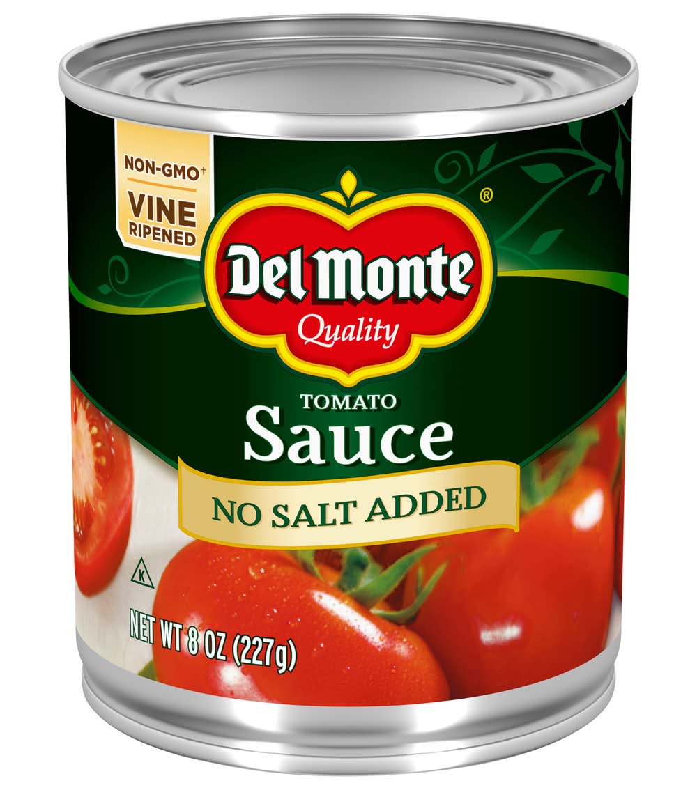 Del Monte No Salt Added Tomato Sauce (8 oz)