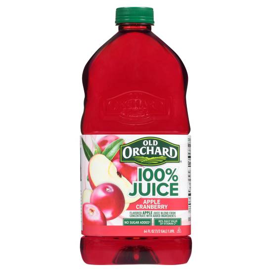 Old Orchard 100% Apple Cranberry Juice (64 fl oz)