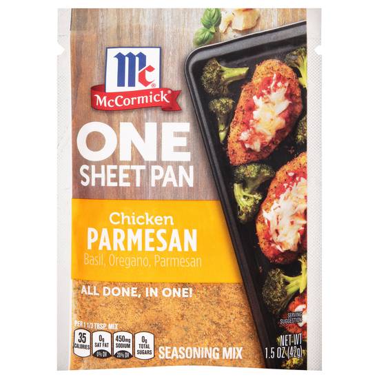 Mccormick One Sheet Pan Chicken Parmesan Seasoning