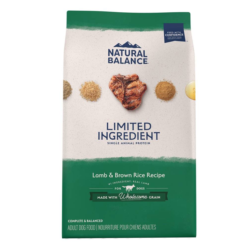 Natural Balance Limited Ingredient Diets Adult Dry Dog Food - Lamb & Brown Rice (Flavor: Lamb & Brown Rice, Size: 22 Lb)