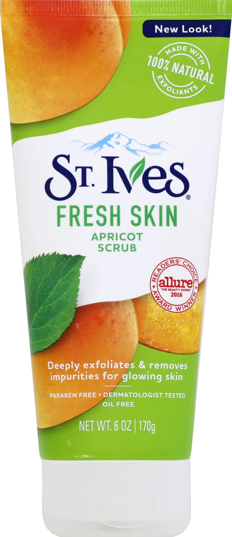 St. Ives Exfoliating Face Scrub For Oily Skin, Apricot (6 oz)