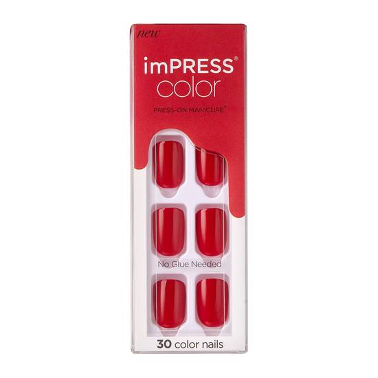 Kiss Press-On Manicure Color Nails (reddy or not)