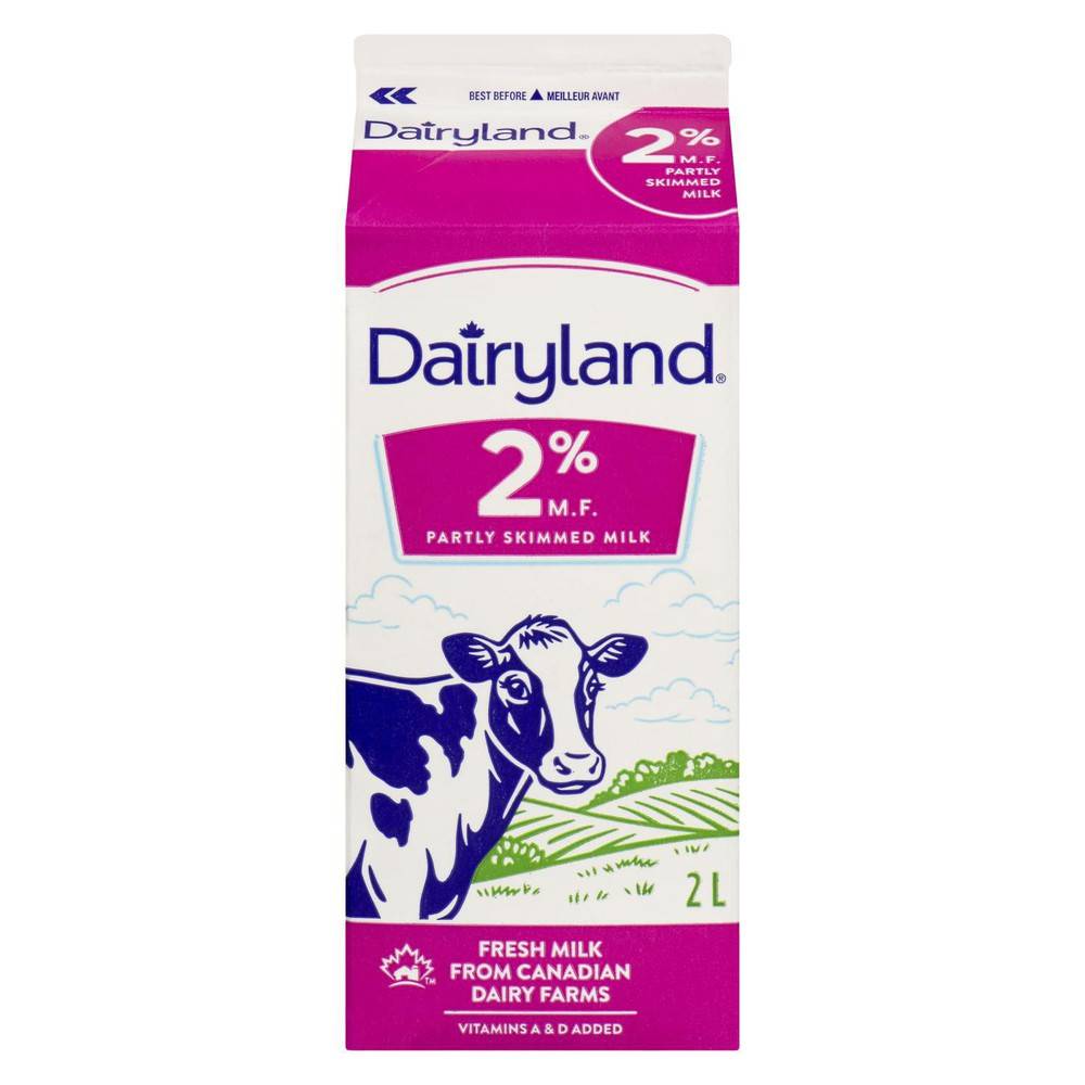 Dairyland Partly Skimmed Milk 2% (2 L)