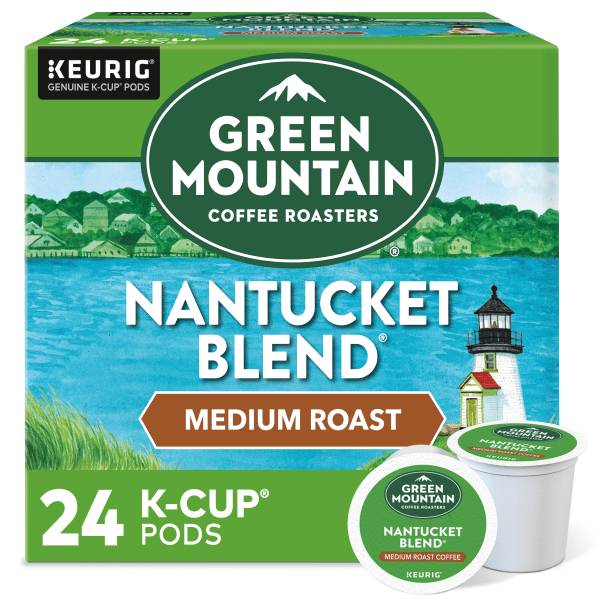 Green Mountain Coffee Roasters Nantucket Blend Keurig Medium Roast Coffee K-Cup Pods (0.96 oz, 24 ct)