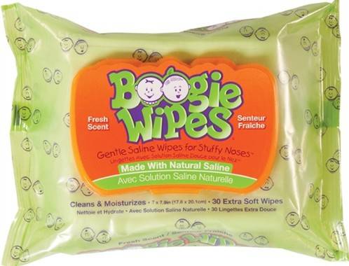 Boogie Wipes Gentle Saline Wipes (30 units)