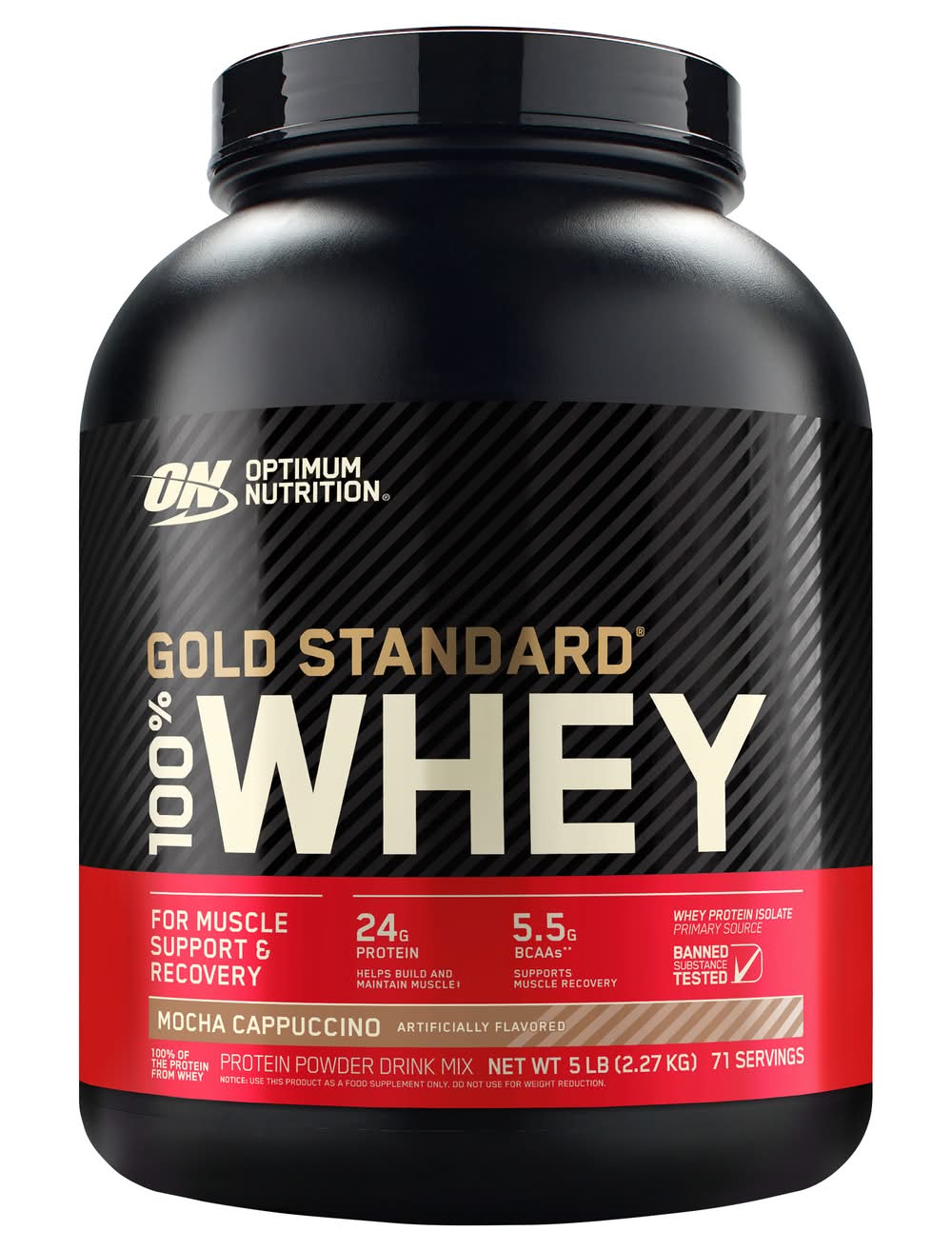 Optimum Nutrition 100% Gold Standard Whey (5 lbs)