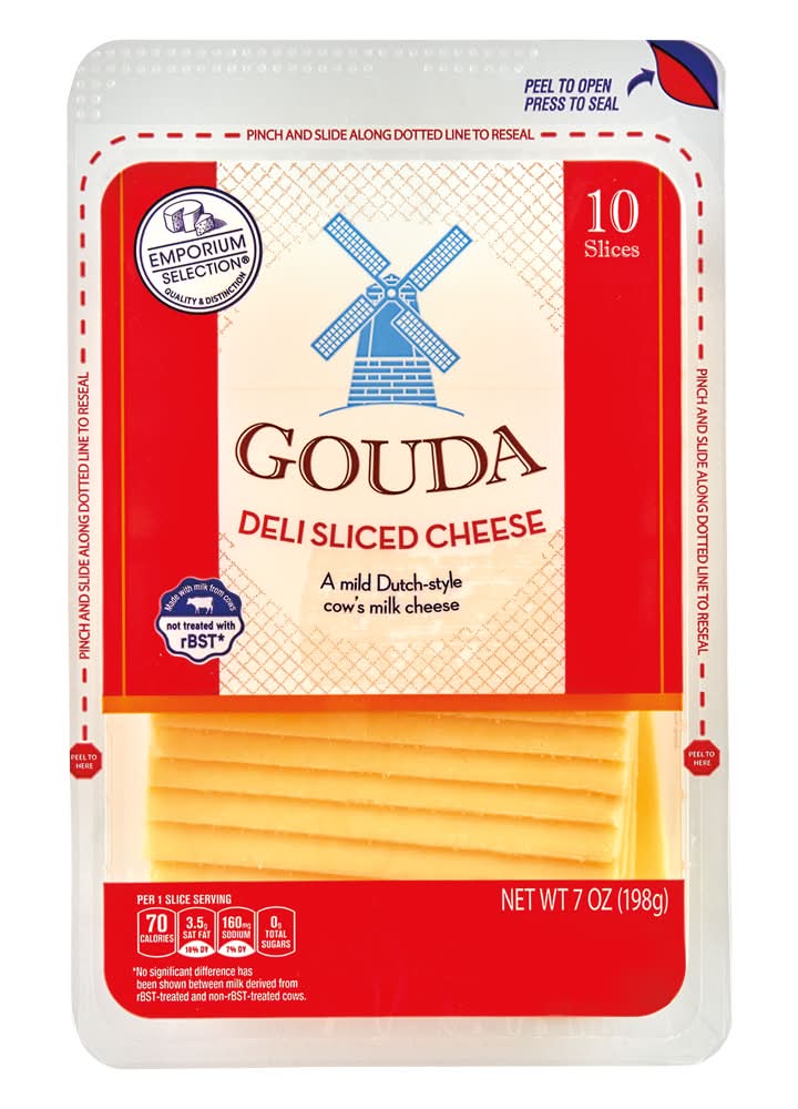Emporium Selection Deli Sliced Gouda Cheese