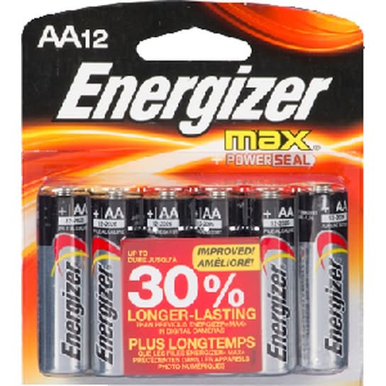 Energizer Max Battery Aa12 12 Pk
