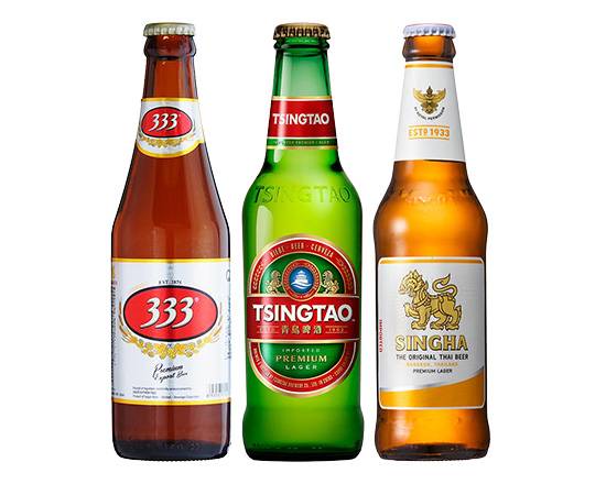 401578：【Uber限定】アジアンビール 飲み比べセット / Asian Beer Set (3Types Of Beer)