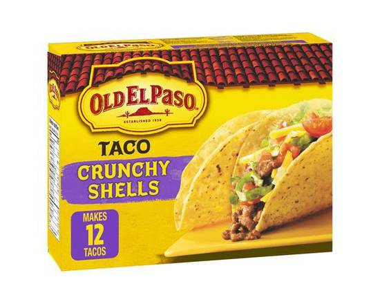 Old El Paso · Coquilles à tacos croustillantes sans gluten (125 g) - Taco crunchy shells (125 g)