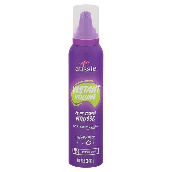 Aussie Instant Volume Strong Hold 24hr Mousse