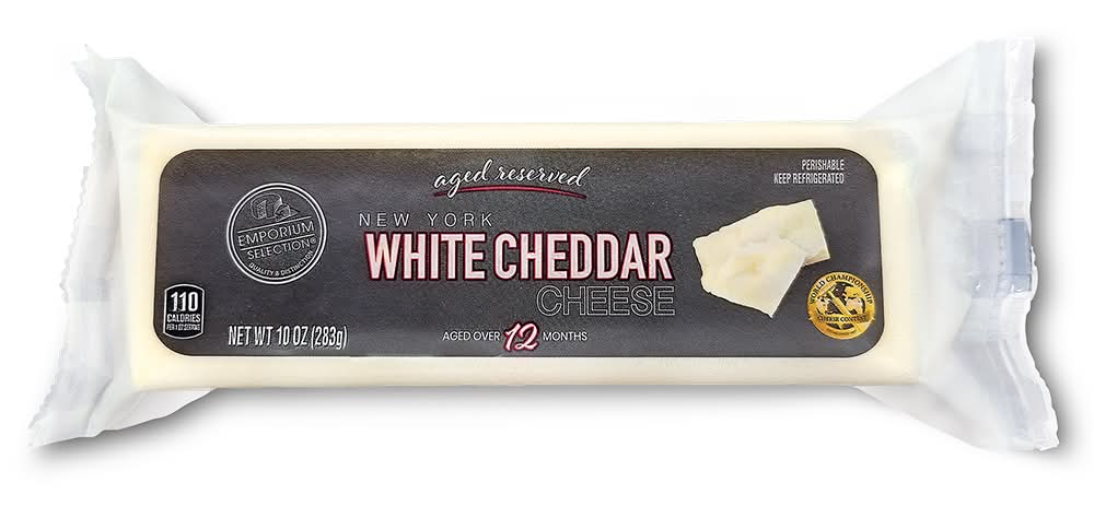 Emporium Selection Aged Reserve White Cheddar Cheese (10 oz)