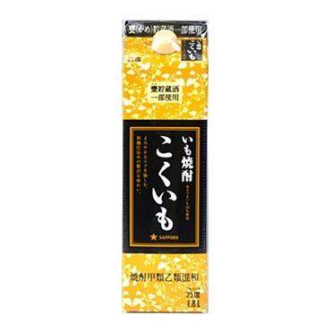 サッポロビール 甲乙混和芋焼酎 こくいも 25度 1800ml4901880869694