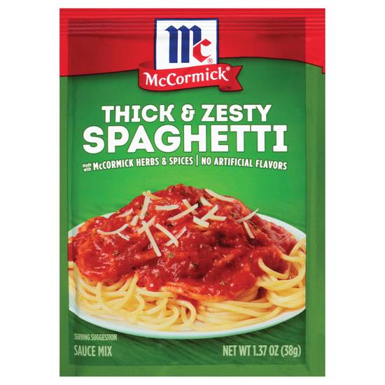 Mccormick Thick & Zesty Spaghetti Sauce Mix