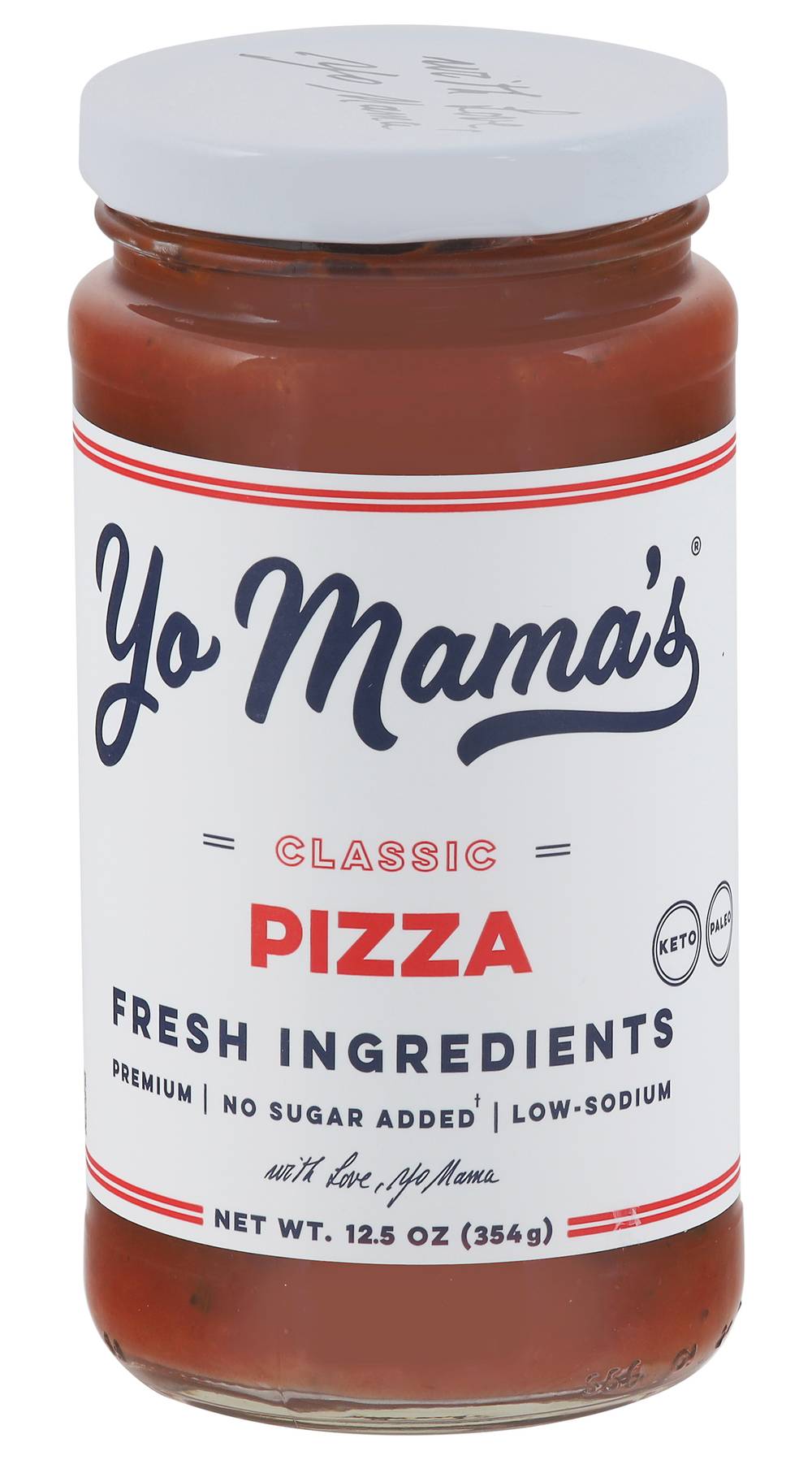 Yo Mama's Classic Pizza Sauce (12.5 oz)