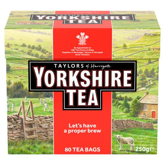 Taylors Of Harrogate Black Tea Bags (80 pack, 3.12 g)