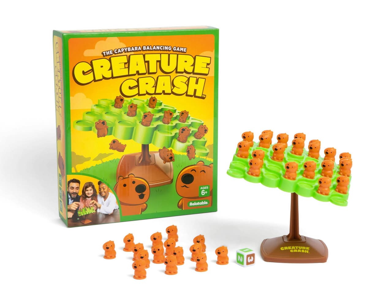 What Do You Meme? Creature Crash the Capybara Balancing Game 6+ Years (52 ct)