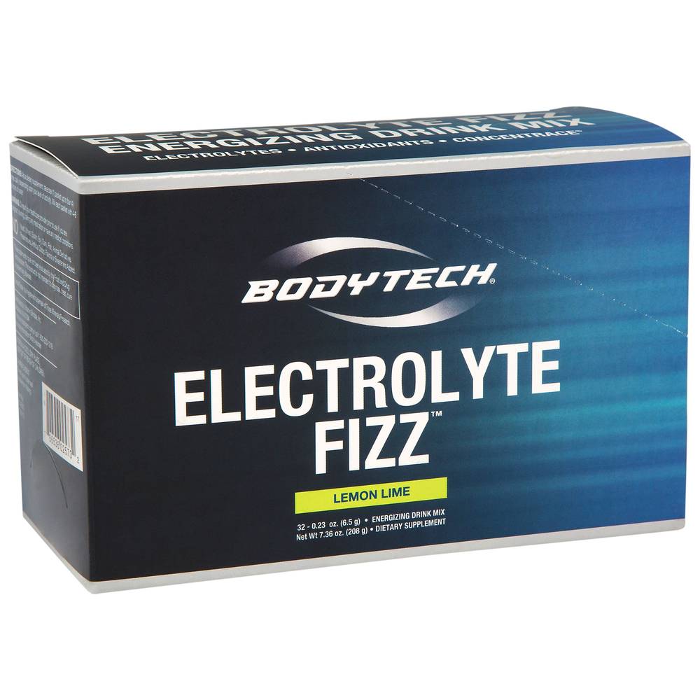 Electrolyte Fizz - Supports Hydration, Energy & Endurance - Lemon Lime (32 - 0.23 Oz. Packets)