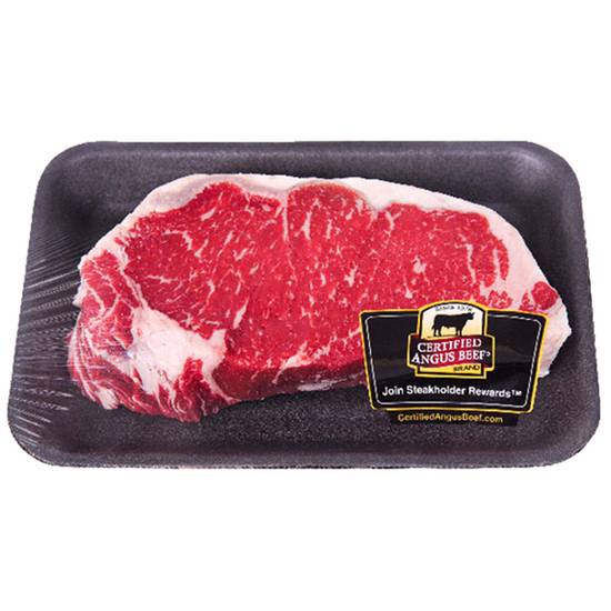 Certified Angus Beef Boneless New York Strip Steak (approx 1 lbs)