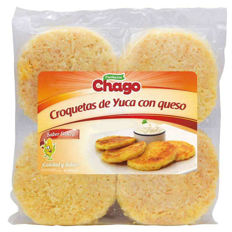 Chago croquetas de yuca con queso