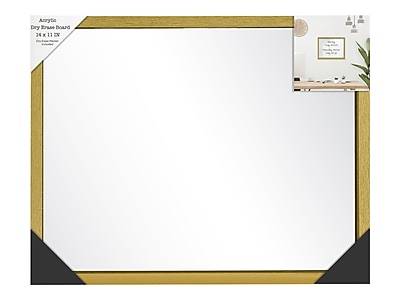 Enchante Acrylic Dry-Erase Whiteboard, 11 x 14 (STH5047 GLD)
