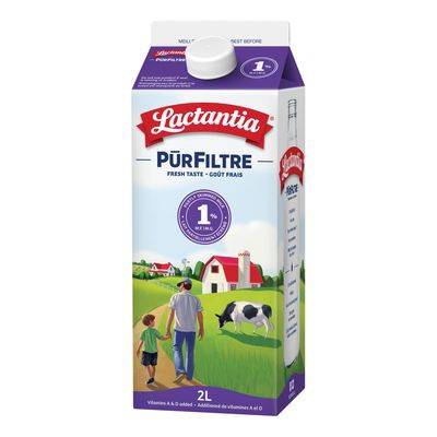 Lactantia purfiltre lait partiellement écrémé 1% (2 l) - purfiltre partly skimmed milk 1% (2 l)