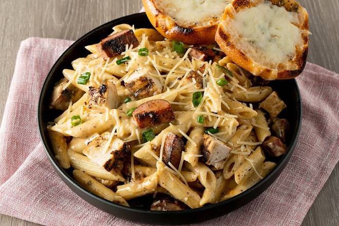 Cajun Chicken & Sausage Alfredo