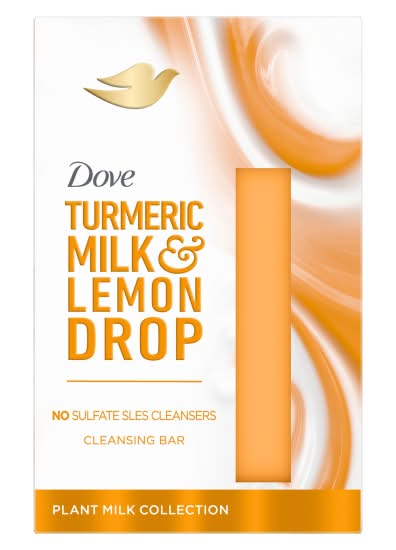 Dove Turmeric Milk-Lemon Drop, Cleansing Bar Soap (141g)