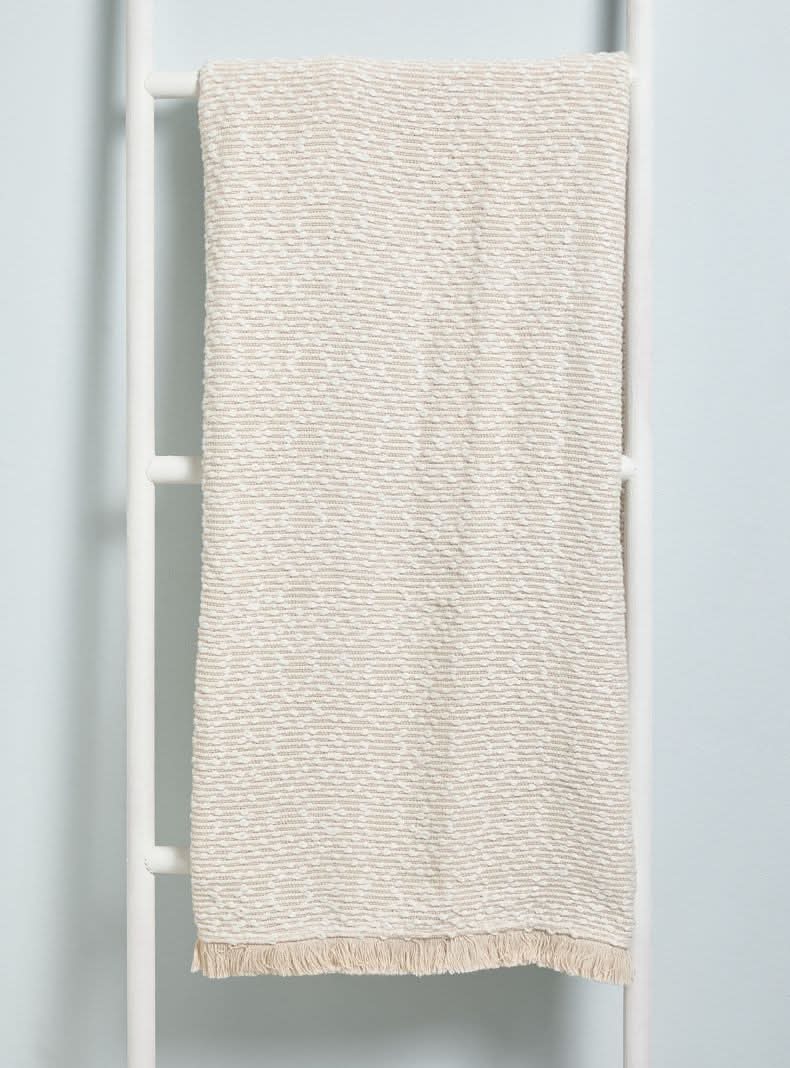 Alaniz home Chal Tejido Tribal 130X160 Cm beige talla única