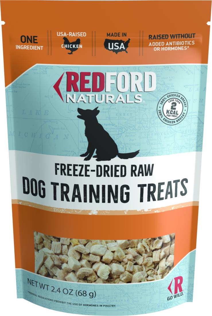 Redford Naturals Freeze Dried Chicken Raw Grain Free Dog Training Treats (2.4 oz)