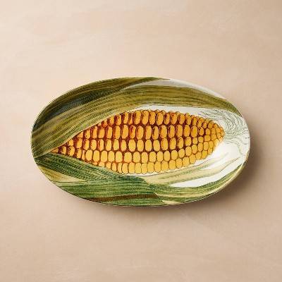 39oz Corn Stoneware Oval Serving Bowl - John Derian for Target