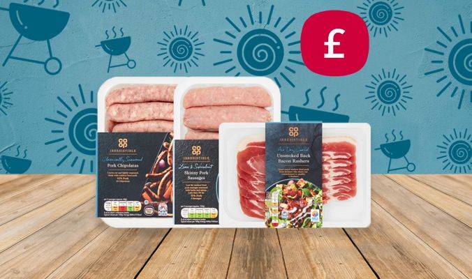 2 for £7 Sausage, Burgers & Bacon Deal