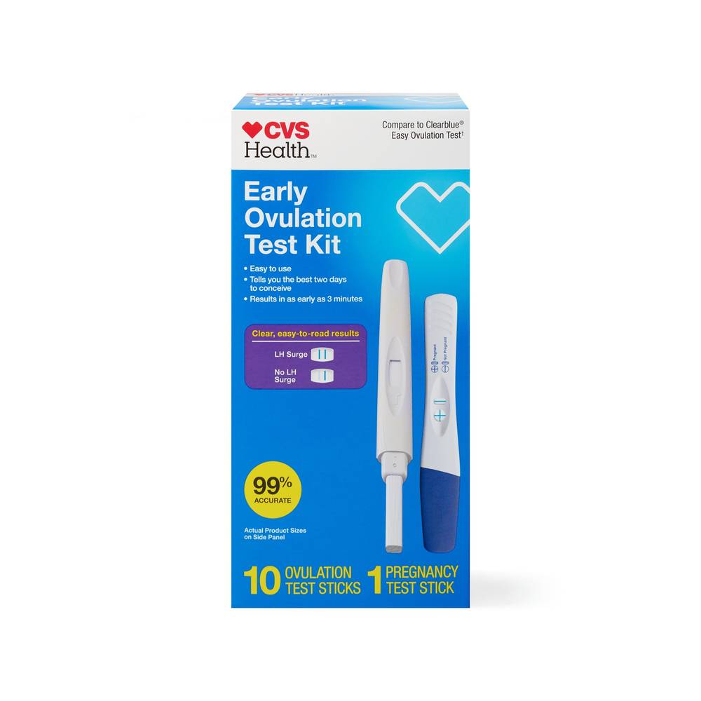 CVS Health Early Ovulation Test Kit, 11 CT