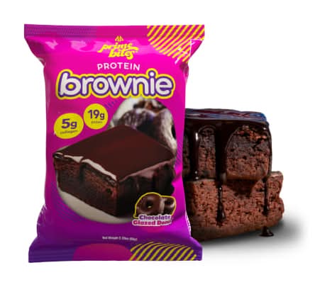 Prime Bites® Protein Brownie 2.29oz - Chocolate Glazed Donut