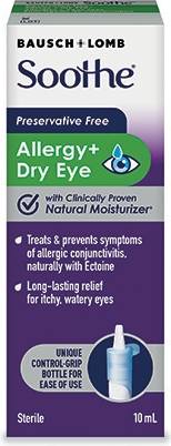 Bausch + Lomb Soothe Allergy + Dry Eye (10 ml)