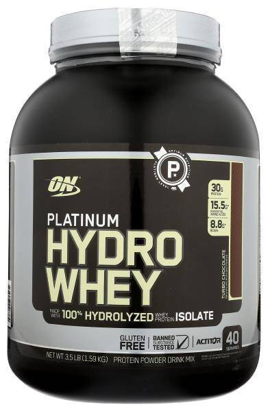 Optimum Nutrition Platinum Hydro Whey Protein Powder Drink Mix (3.5 lbs)