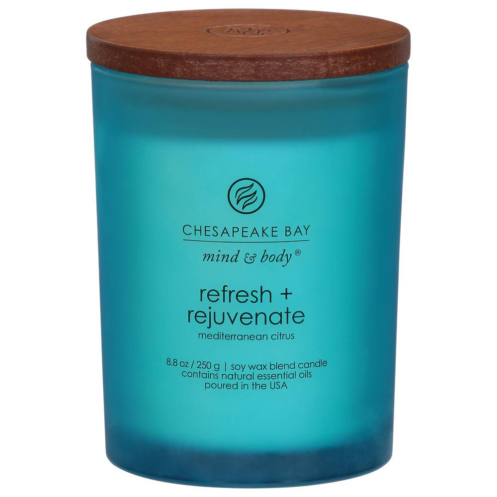 Chesapeake Bay Mind & Body Refresh + Rejuvenate Mediterranean Citrus Candle