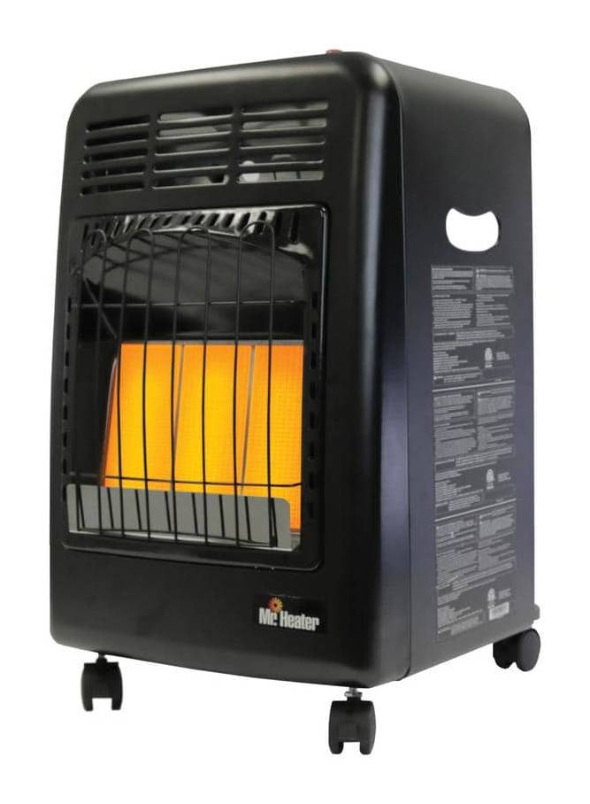 Mr. Heater Cabinet Outdoor Portable Propane Heater, Black