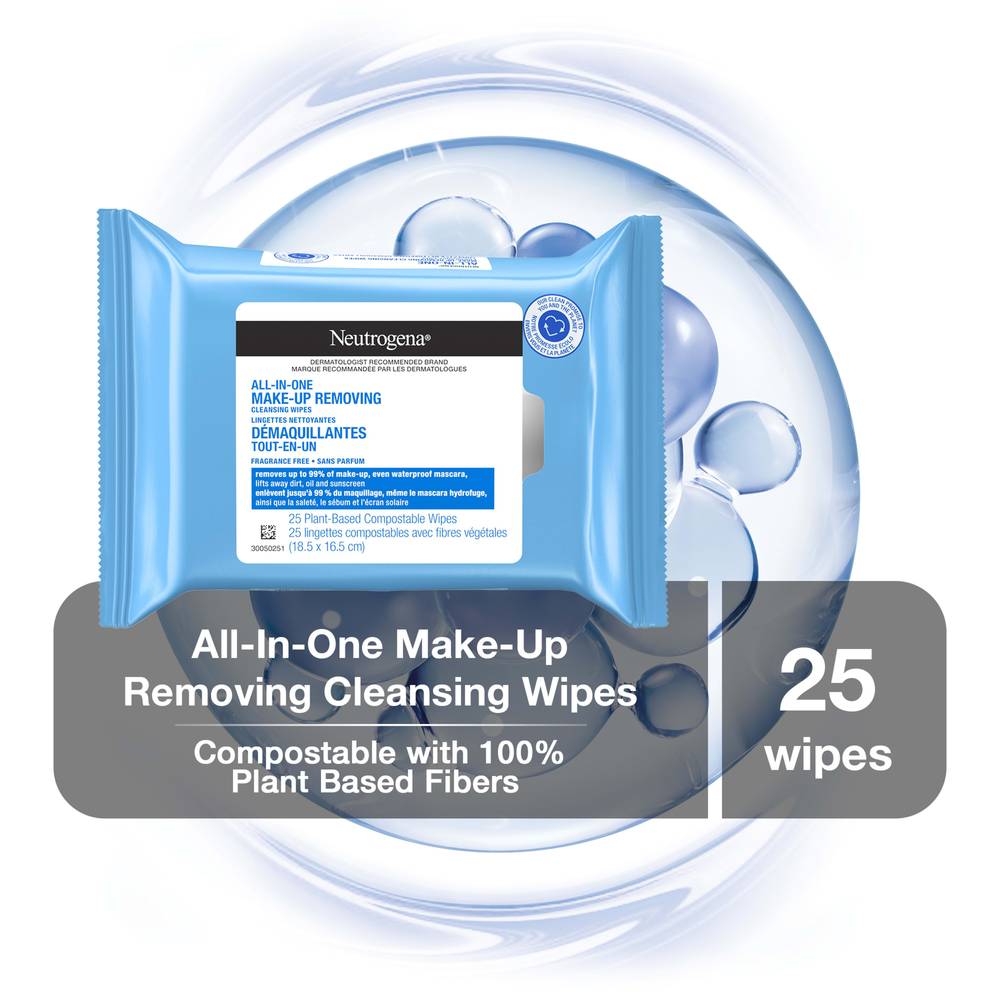 Neutrogena Makeup Remover Fragrance Free Wipes (25 wipes)